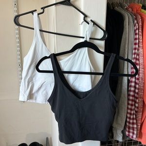 Lululemon Align Tank 2 PACK! Size 8 Black and White